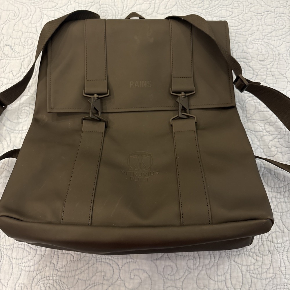 Rains Signature Waterproof Backpack One Size In Black
